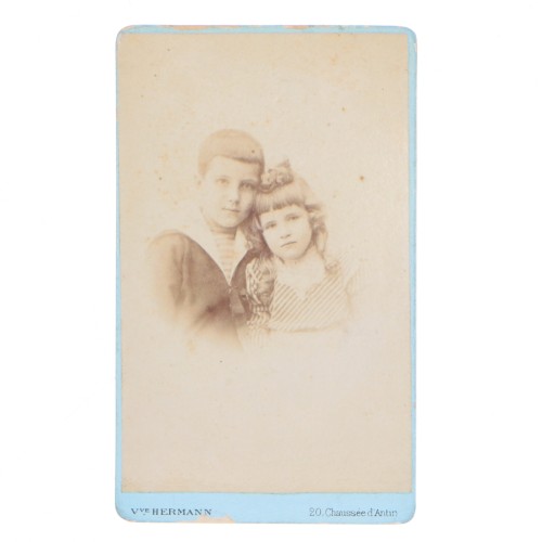 Carte de Visite Fotografo M.V.Hermann