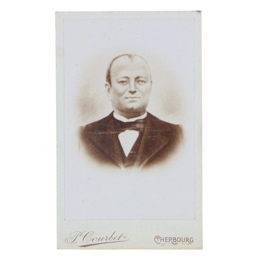 Carte de Visite Fotografo P.Courbet