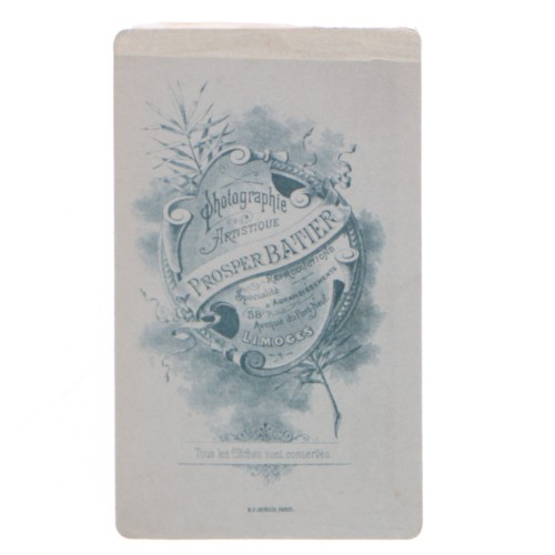 Carte de Visite Fotografo Prosper Batier