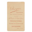 Carte de Visite Fotografo Berger