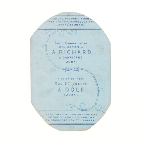 Carte de Visite Fotografo A.Richard