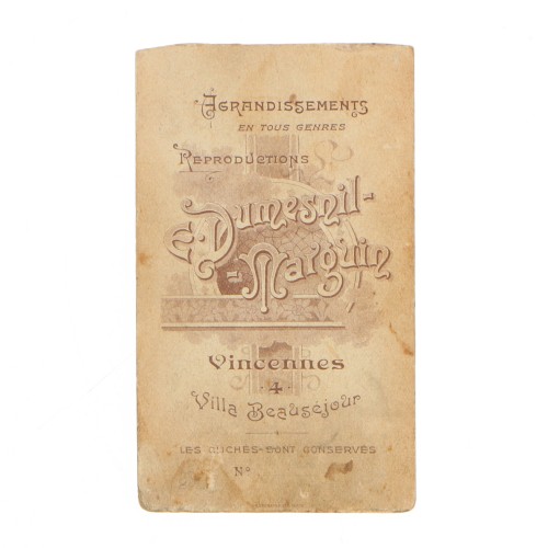 Carte de Visite E.Dumesnil-Marguin