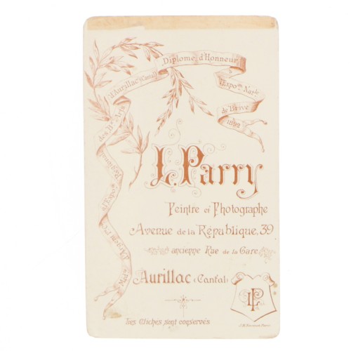 Carte de Visite Fotografo L.Parry