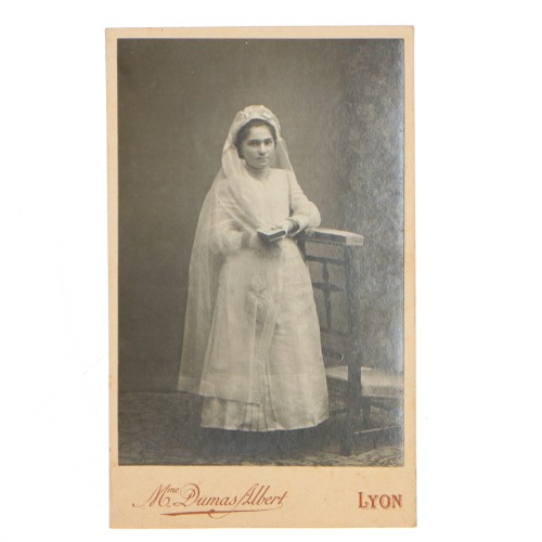 Carte de Visite Fotografo M.Dumas Albert