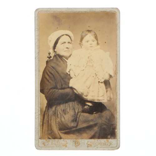 Carte de Visite Fotografo J.Dutil