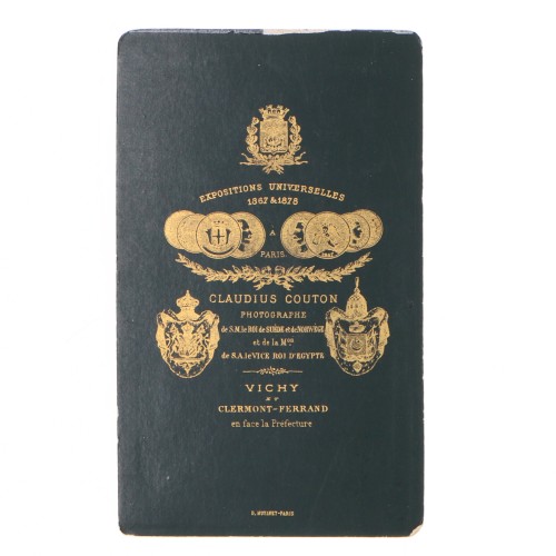 Carte de Visite Fotografo Claudius Couton