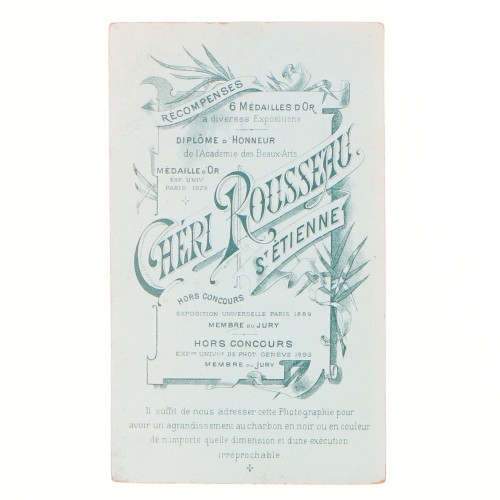 Carte de Visite Fotografo Cheri Rousseau