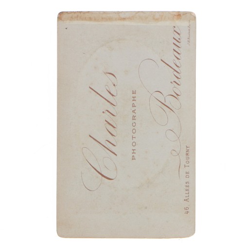 Carte de Visite Fotografo Charles Bordeaux