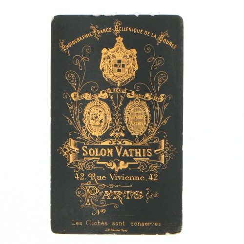 Carte de Visite Fotografo Solon vathis