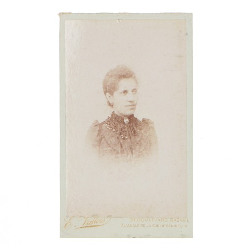 Carte de Visite Fotografo E.Vallois