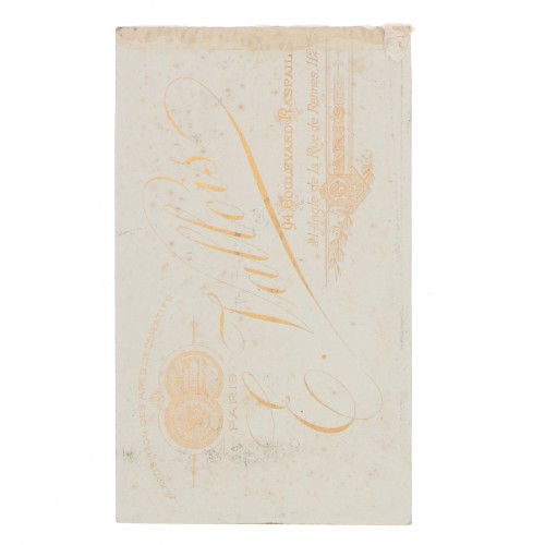 Carte de Visite Fotografo E.Vallois