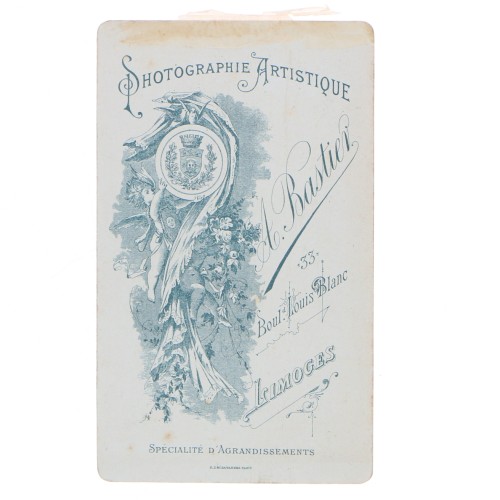 Carte de Visite Fotografo A.Bastier