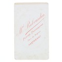 Carte de Visite Fotografo M.Rabourdin