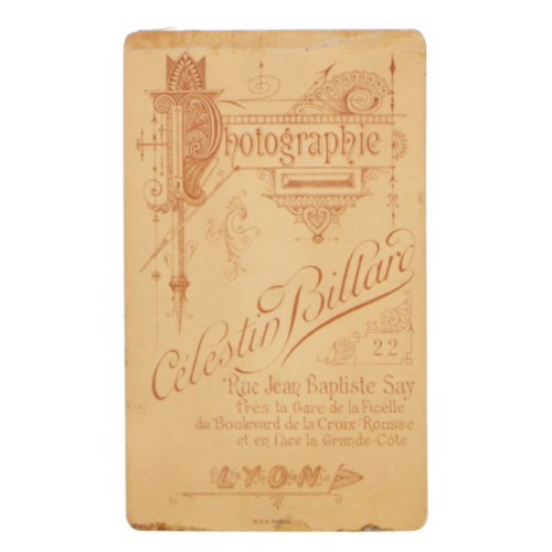 Carte de Visite Fotografo Celestin Billard