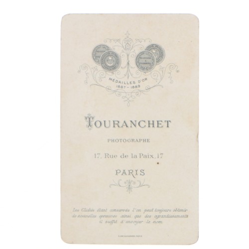 Carte de Visite Fotografo Touranchet