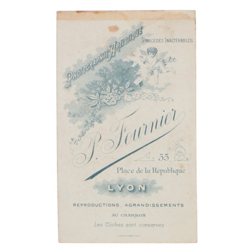 Carte de Visite Fotografo P.Fournier