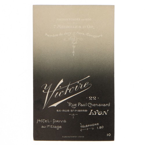 Carte de Visite Fotografo Victoire