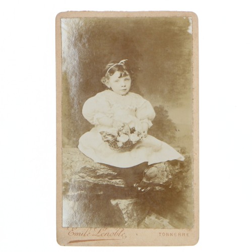 Carte de Visite Fotografo Emile Lenoble
