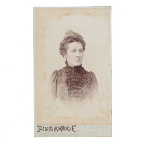 Carte de Visite Fotografo Petrus Monroche