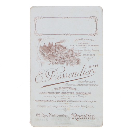 Carte de Visite Fotografo E.Dessendier