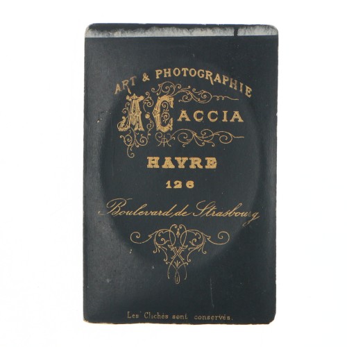 Carte de Visite Fotografo A.Caccia