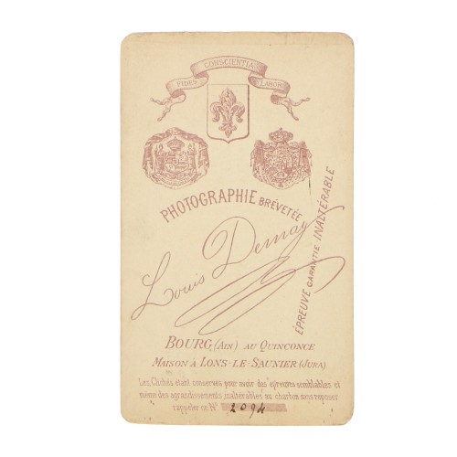 Carte de Visite Fotografo Louis Demay