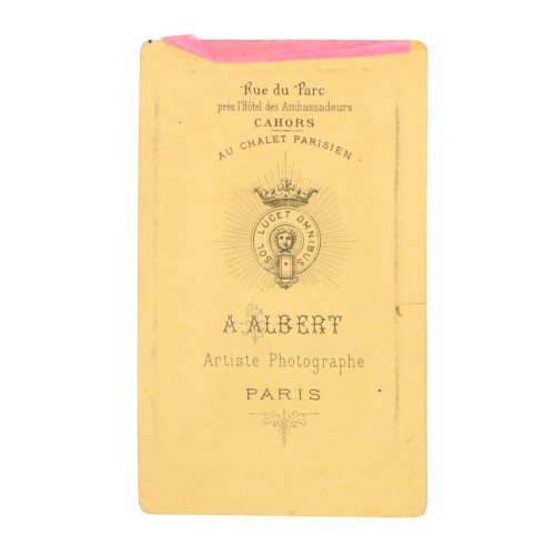 Carte de Visite Fotografo A.Albert