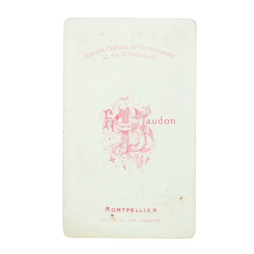 Carte de Visite Fotografo Baudon