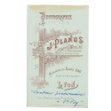 Carte de Visite Fotografo J.Planus