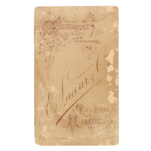 Carte de Visite Fotografo E.Lacour