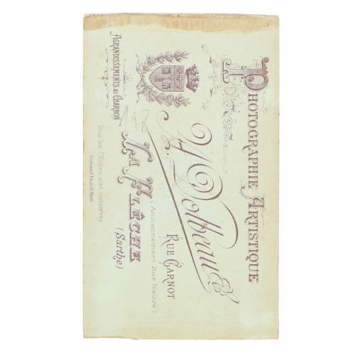 Carte de Visite Fotografo A.Dolbeau