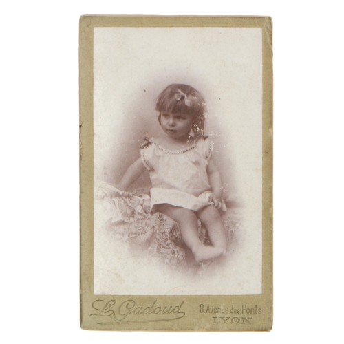 Carte de Visite Fotografo L.Gadoud