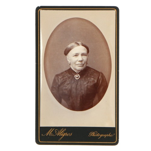 Carte de Visite Fotografo M.Aligros