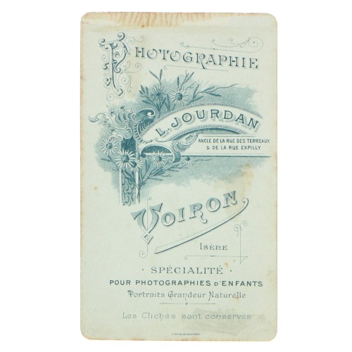 Carte de Visite Fotografo L.Jourdan