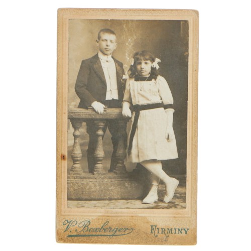 Carte de Visite Fotografo V.Boxberger