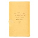 Carte de Visite Fotografo J.Monnier