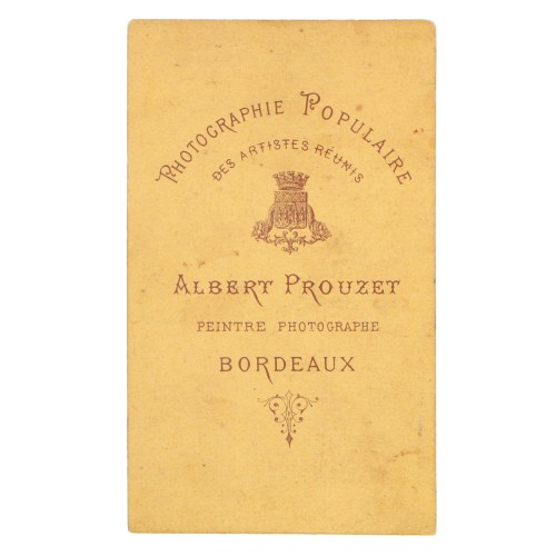 Carte de Visite Fotografo Albert Prouzet