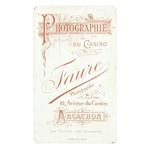 Carte de Visite Fotografo Faure