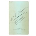 Carte de Visite Fotografo V.Hermann