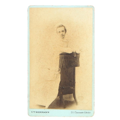 Carte de Visite Fotografo V.Hermann