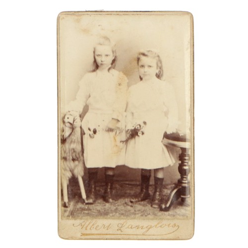 Carte de Visite Fotografo Albert Langlois