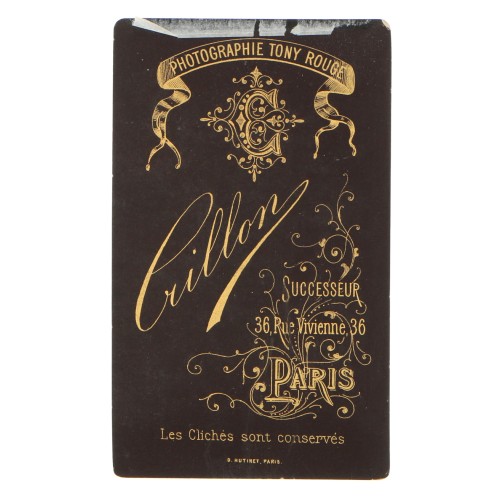 Carte de Visite Fotografo Crillon
