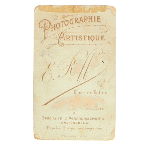 Carte de Visite Fotografo E.Roffe