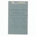 Carte de Visite Fotografo Vincent