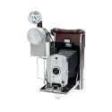 Cámara Polaroid Speedliner 95B con flash y estuche original