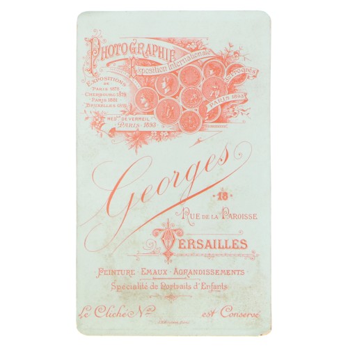 Carte de Visite Fotografo Georges