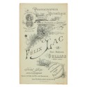 Carte de Visite Fotografo Felix Lac