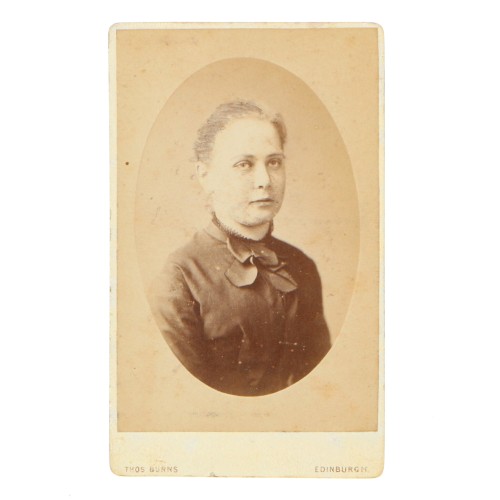 Carte de Visite Fotografo Thos Burns