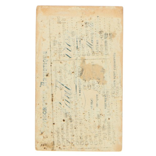 Carte de Visite Fotografo Verron