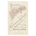 Carte de Visite Fotografo Fafournoux & Cazautets
